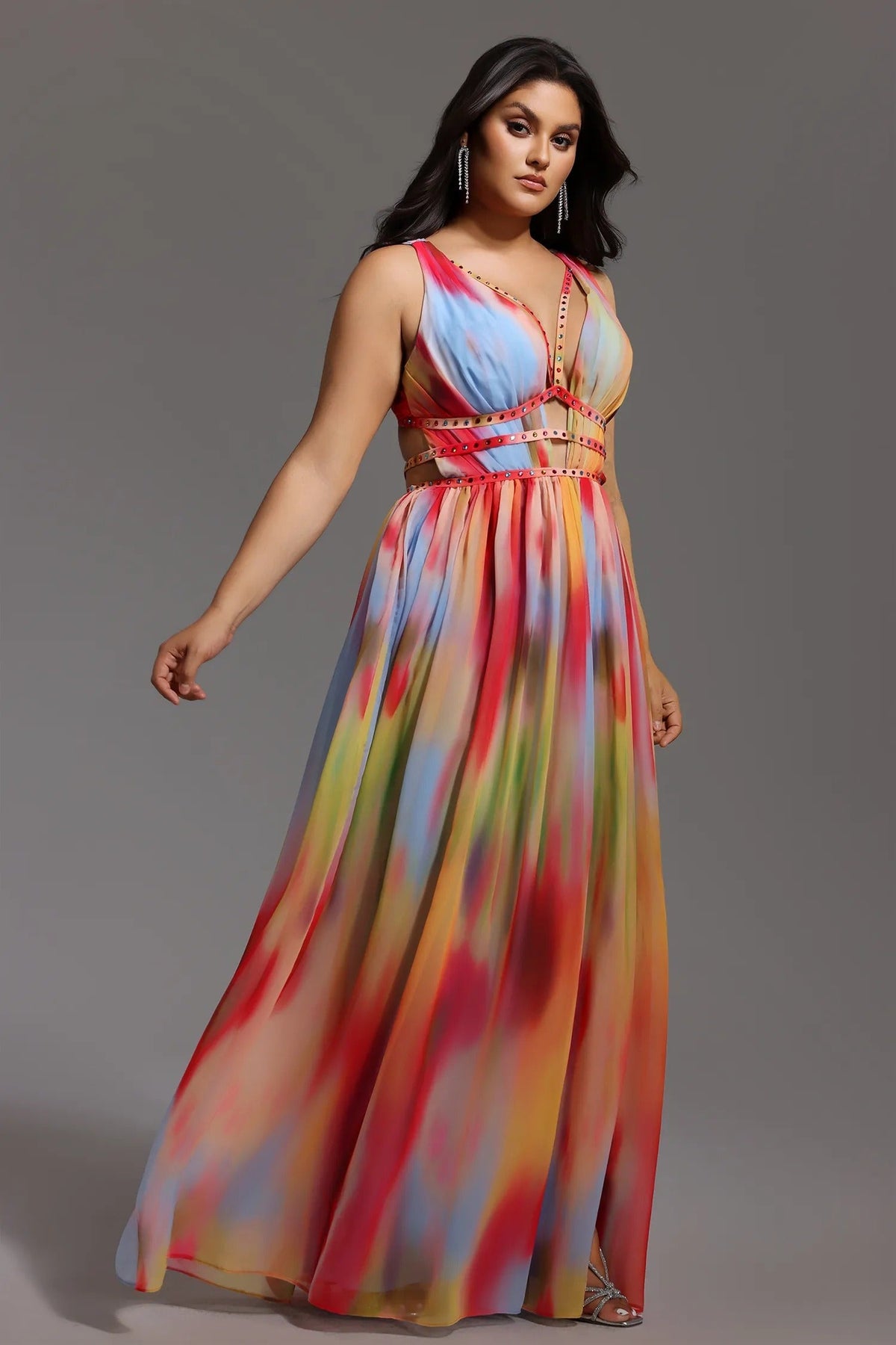 Vestido Lara™ - Vestido floral Multicolor, elegante y Fluido (imagen 2)