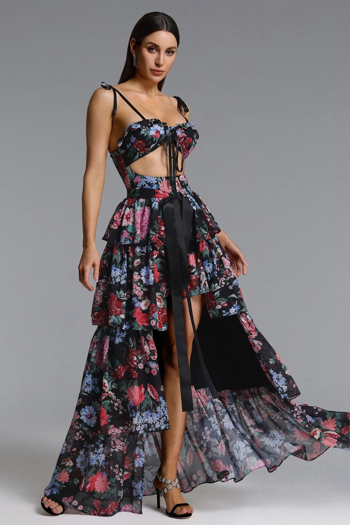 Elegancia Floral que Deslumbra — modelo Vestido Valeria™ (imagen 4)