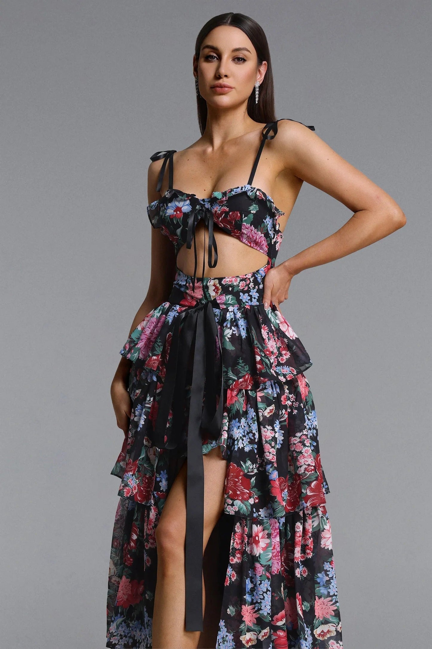 Elegancia Floral que Deslumbra — modelo Vestido Valeria™ (imagen 5)