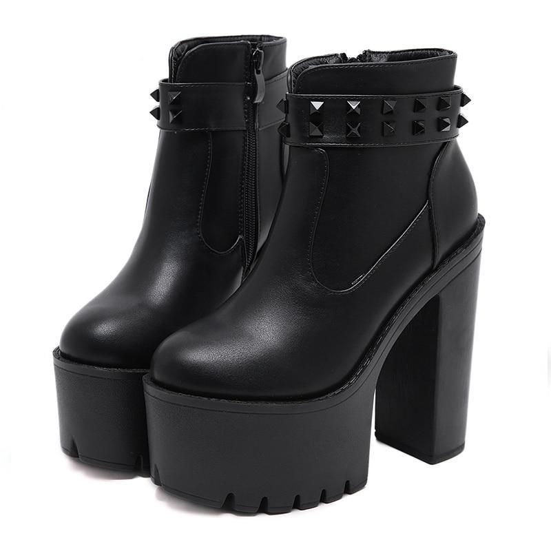 Bota de plataforma con tacón alto — modelo Aleta (imagen 3)