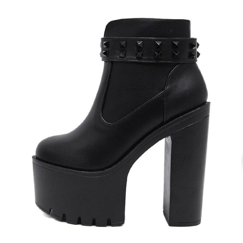 Bota de plataforma con tacón alto — modelo Aleta (imagen 4)