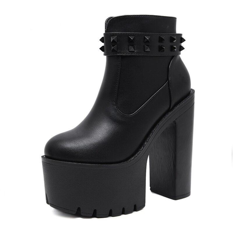 Bota de plataforma con tacón alto — modelo Aleta (imagen 2)