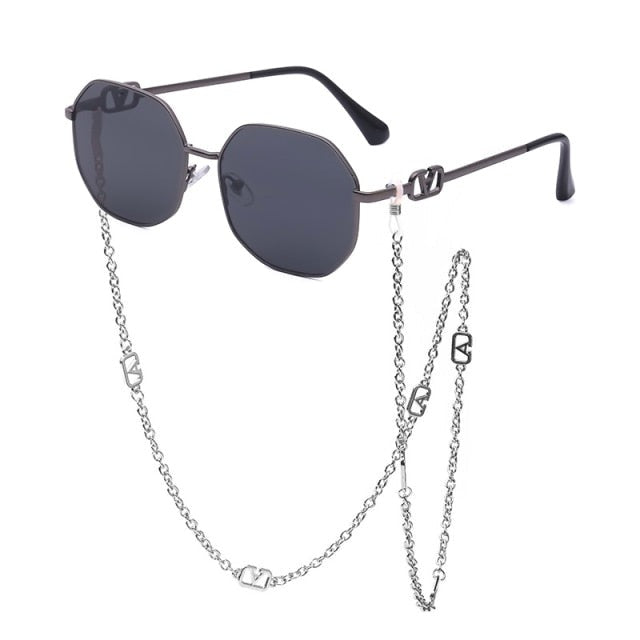 Gafas de sol de metal con lente degradada — modelo Stormi (imagen 4)