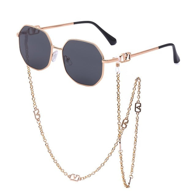 Gafas de sol de metal con lente degradada — modelo Stormi (imagen 3)