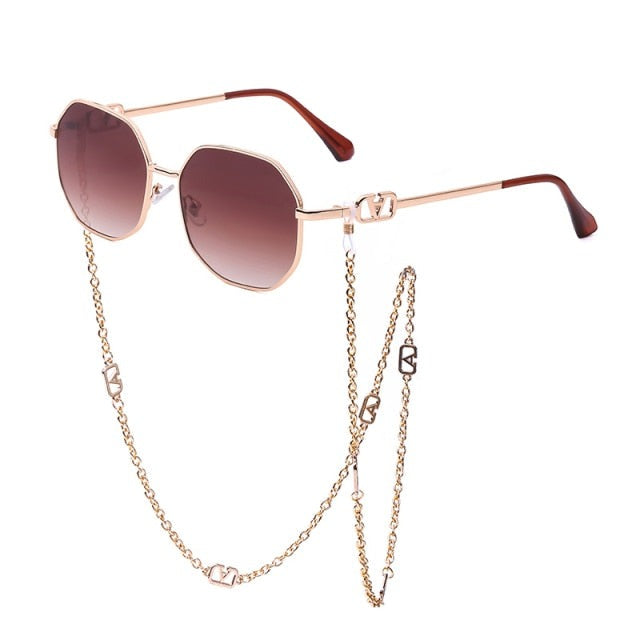 Gafas de sol de metal con lente degradada — modelo Stormi (imagen 6)