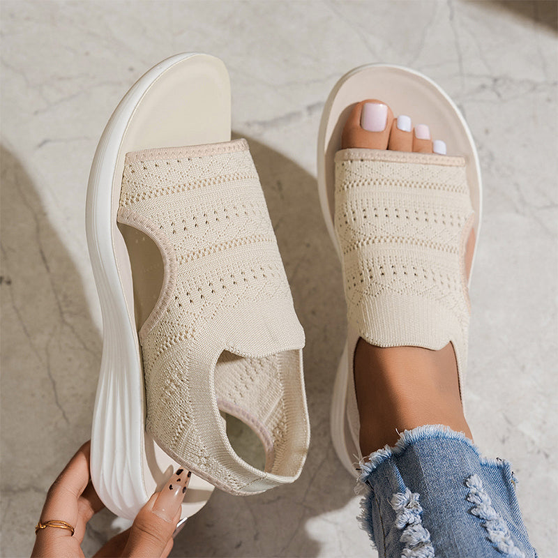 Sandalias con plataforma transpirable — modelo Zina (imagen 5)