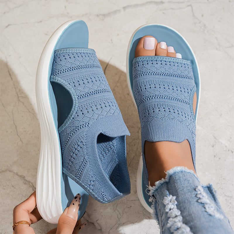 Sandalias con plataforma transpirable — modelo Zina (imagen 4)