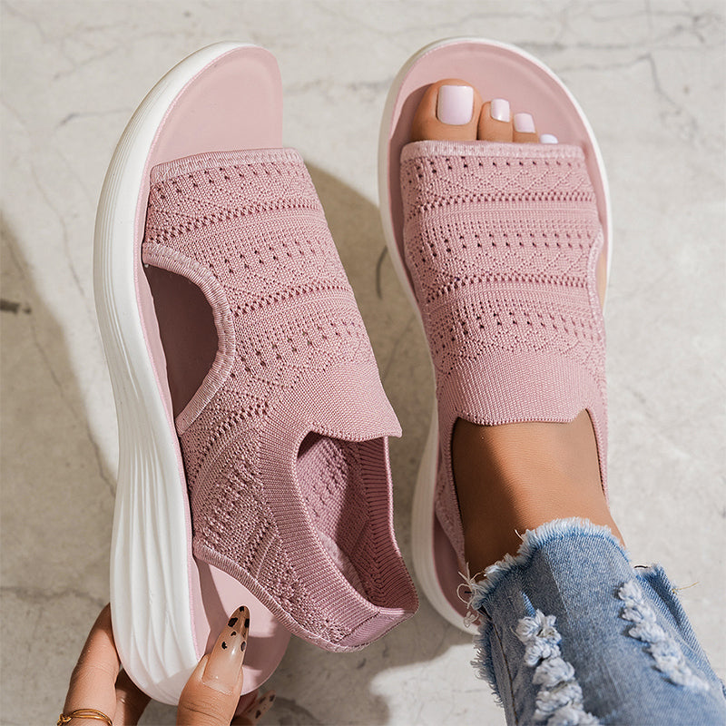 Sandalias con plataforma transpirable — modelo Zina (imagen 6)