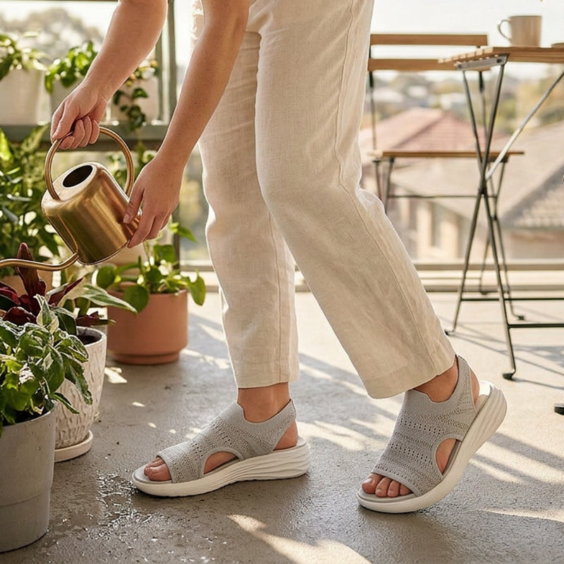 Sandalias con plataforma transpirable — modelo Zina (imagen 8)