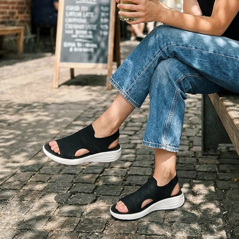 Sandalias con plataforma transpirable — modelo Zina (imagen 7)