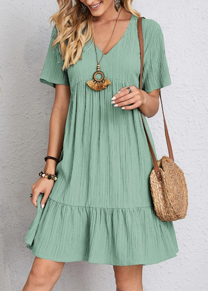 Corte elegante que disimula el vientre — modelo Vestido Vera™ (imagen 5)